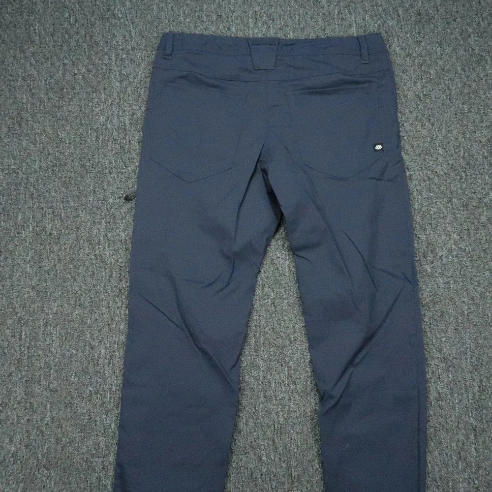 686 Pants Mens 32x32 Blue Everywhere Slim Fit Stretch Lined Zip Pocket